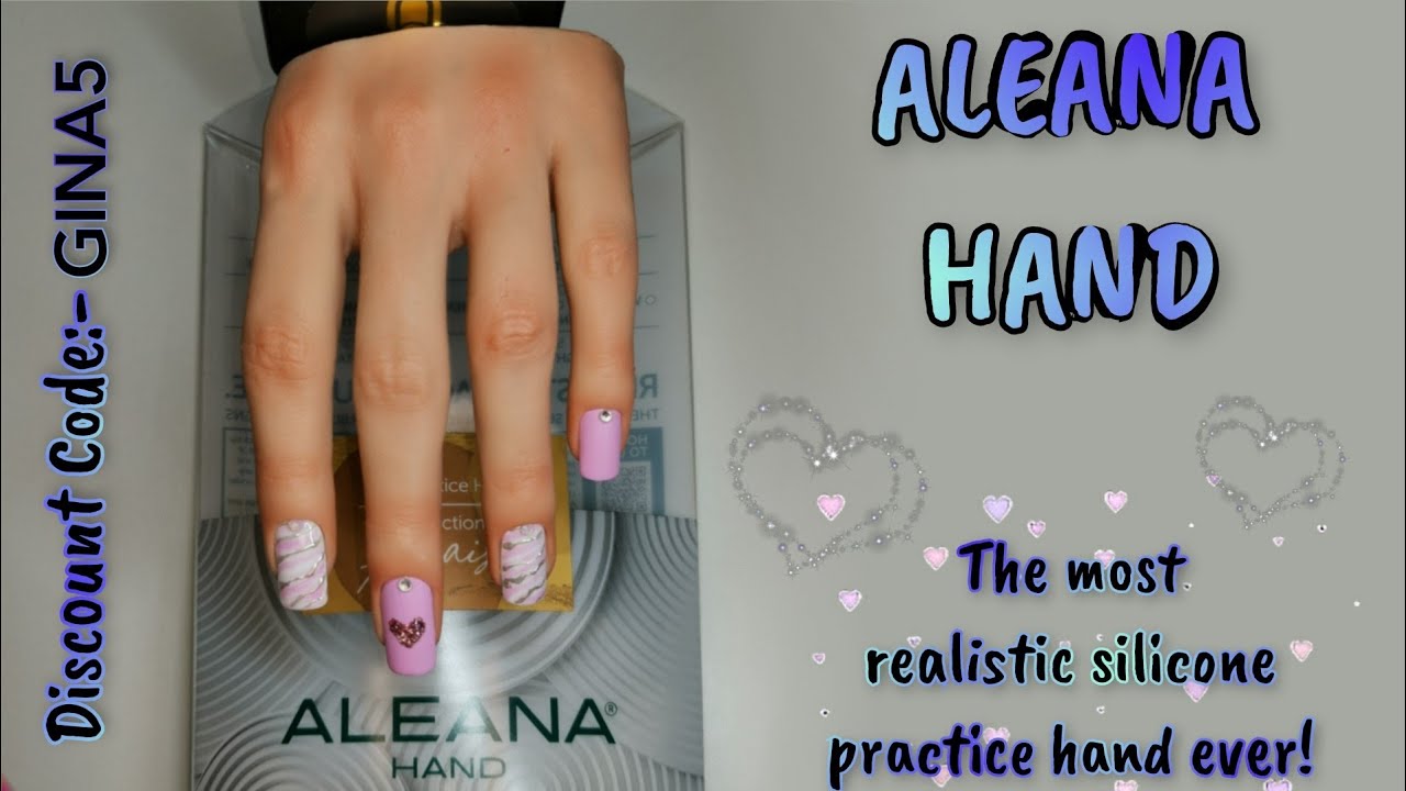 Unboxing Aleana Hand the most realistic silicone practice hand | Comparing hands & nail art design