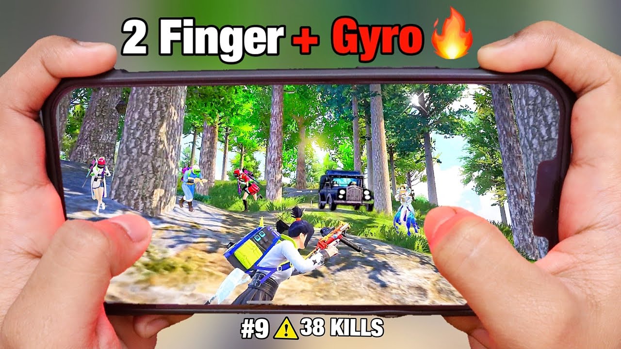 New🔥 I Played 2 FINGER + FULL GYROSCOPE with HANDCAM😱 | BGMI