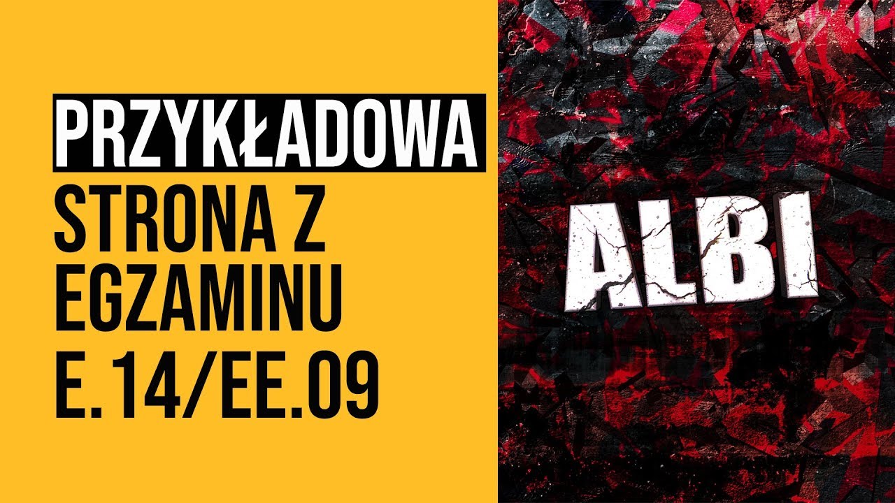 JAK ZDAĆ EGZAMIN ZAWODOWY INFORMATYK E14/EE.09 PRZYKŁADOWA STRONA Z EGZAMINU