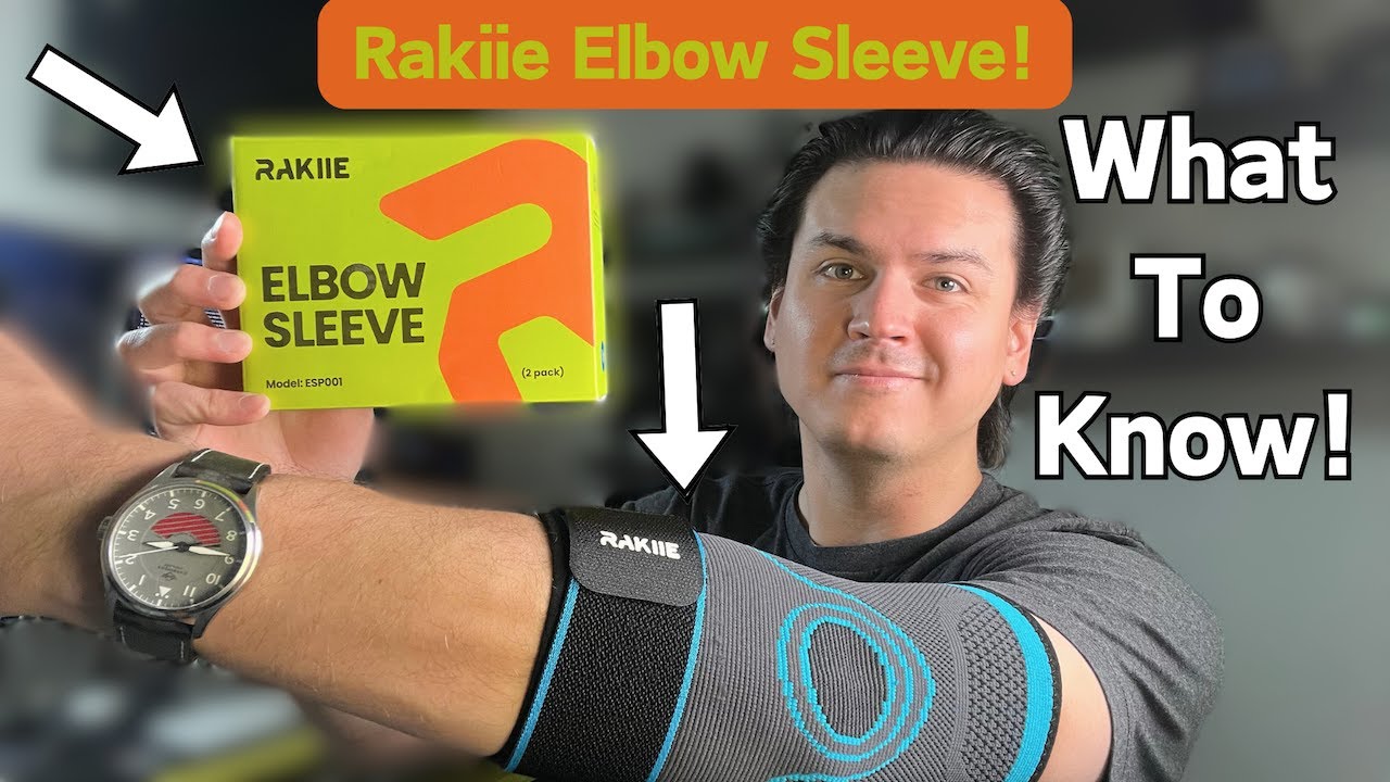 Trying The Rakiie Elbow Compression Sleeves!