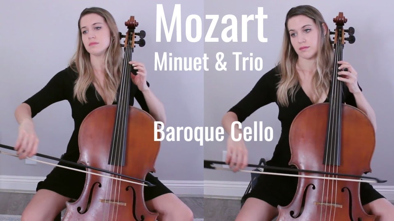 Mozart - Minuet and Trio (Cello Duet on Baroque Cello, Carl Fischer Progressive Duets)