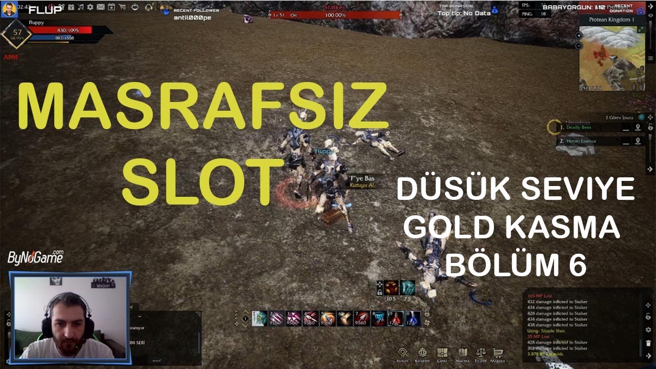 Rise Online Gold Farm l 1 Saat Gold Kasma l Bölüm 6 - Stalker Slotu