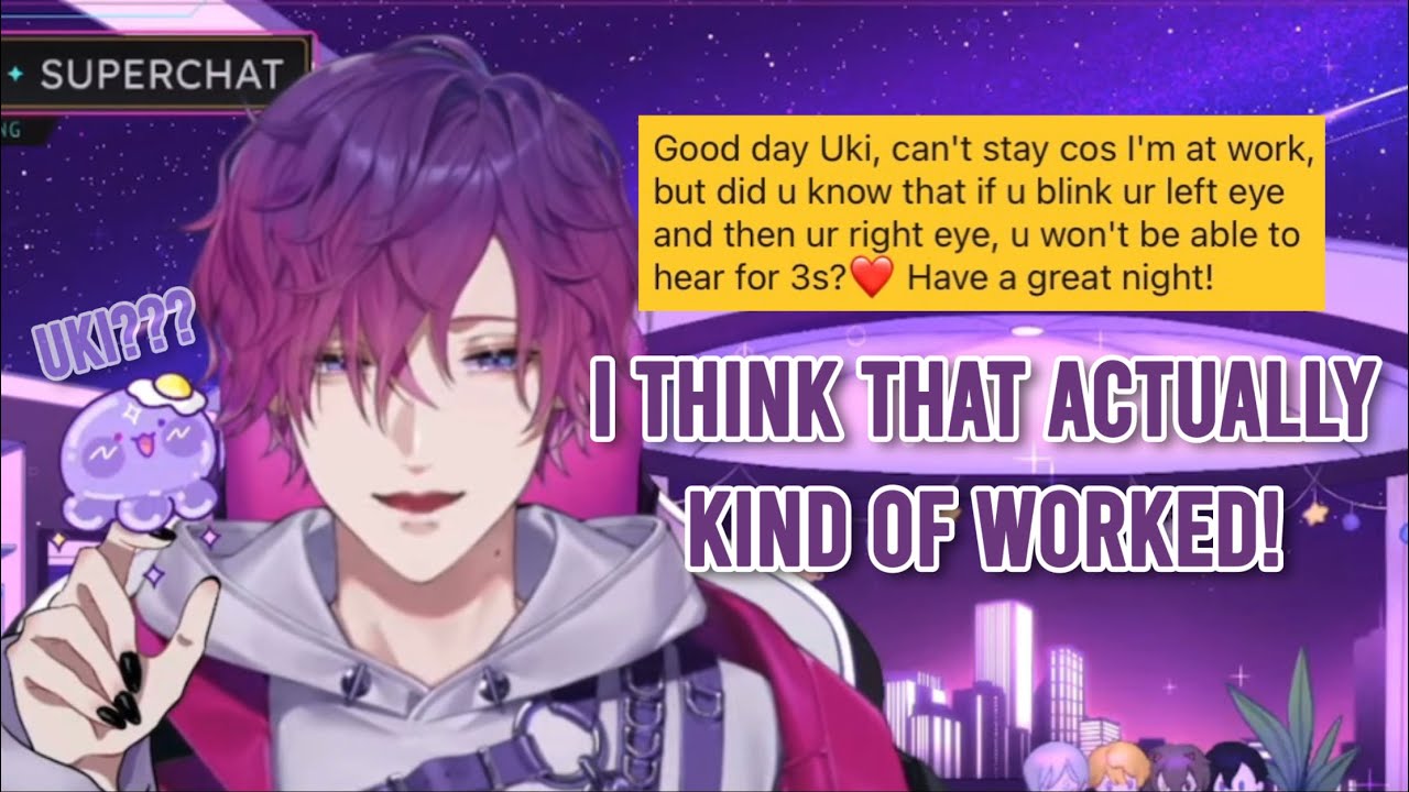 Chat baiting Uki into doing fanservice ≪Uki Violeta | NIJISANJI EN≫