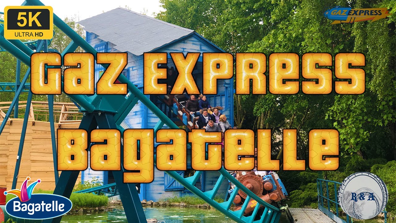 Gaz Express onride/offride POV Parc Bagatelle 4K 60fps