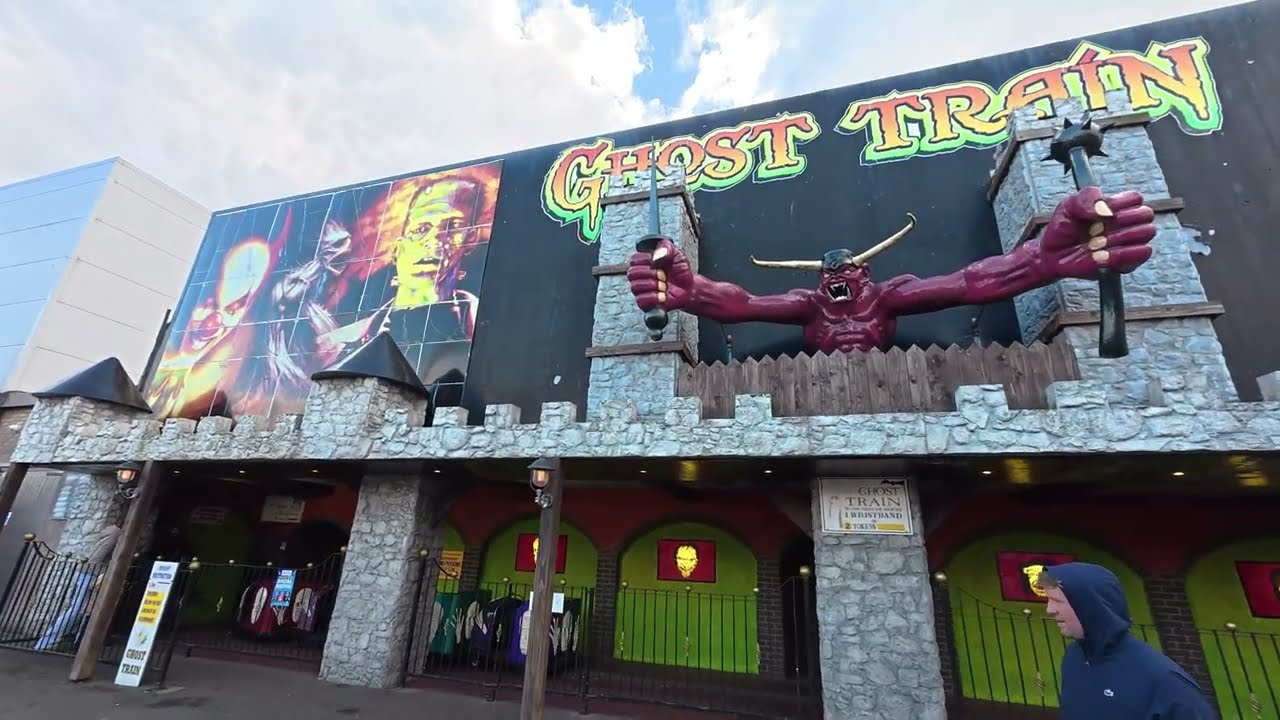 [2025] Full Ride: Ghost train at Skegness Pleasure Beach