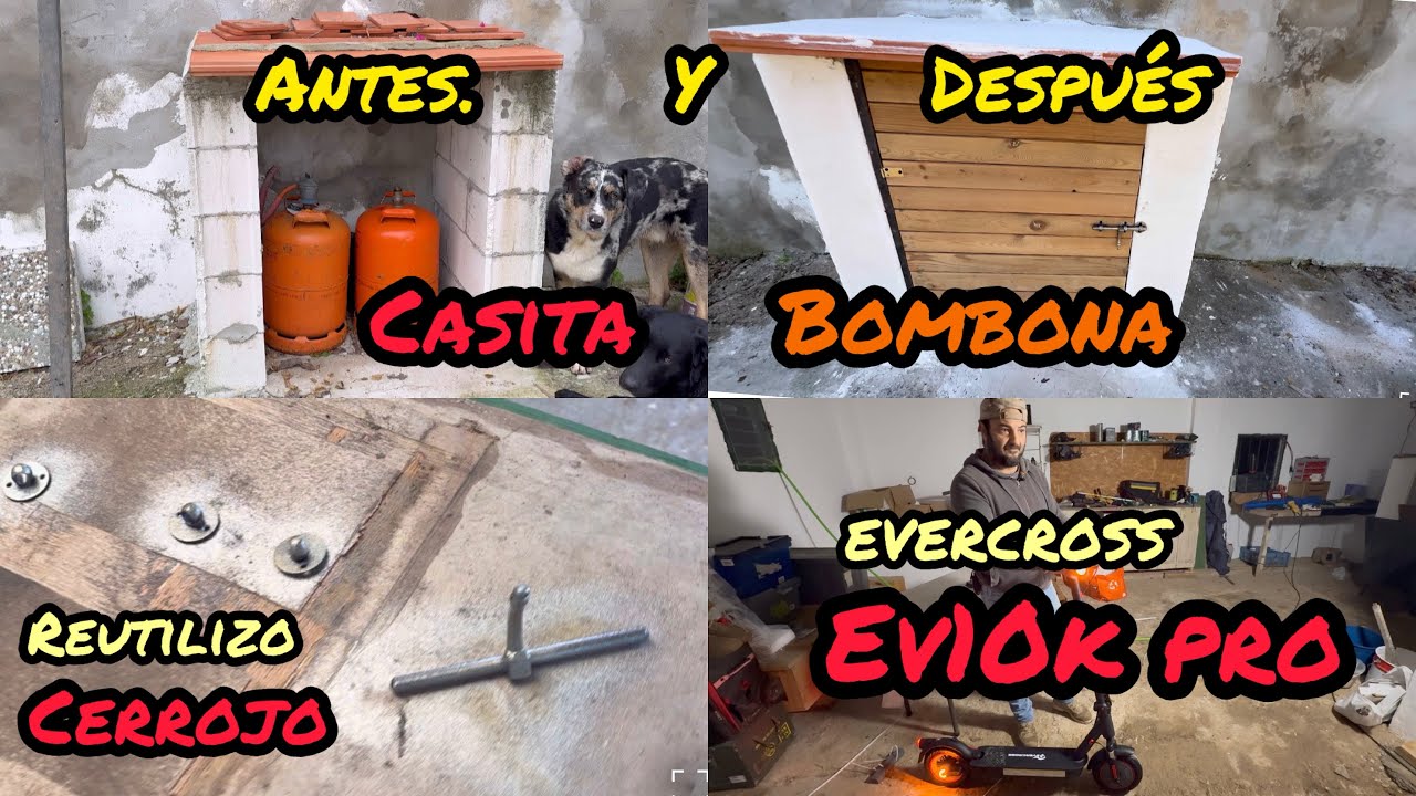 Cambio en casita BOMBONA , cerrojo ANTIGUO , EVERCROSS EV10K PRO 