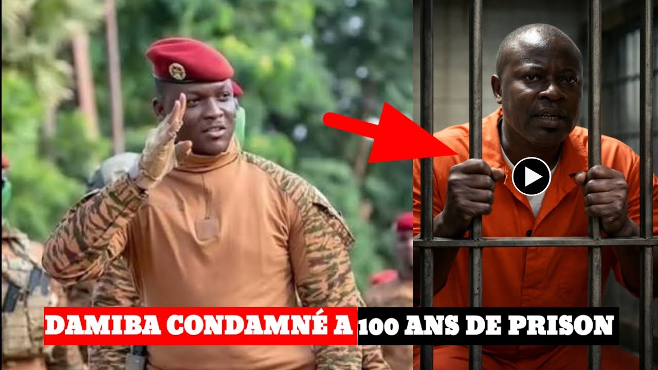 ‼️ 🇧🇫coup de tonnerre : Paul Damiba condamné a ans de prison 