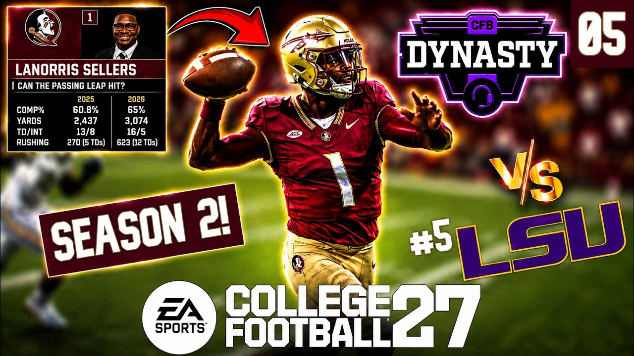 LaNorris Sellers и 17 НОВЫХ игроков стартового состава: захватывающая команда | College Football ...