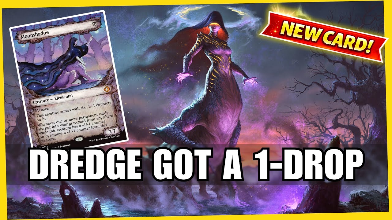 Modern Dredge Finally Has a Real 1-Drop! Moonshadow First Test | Full League