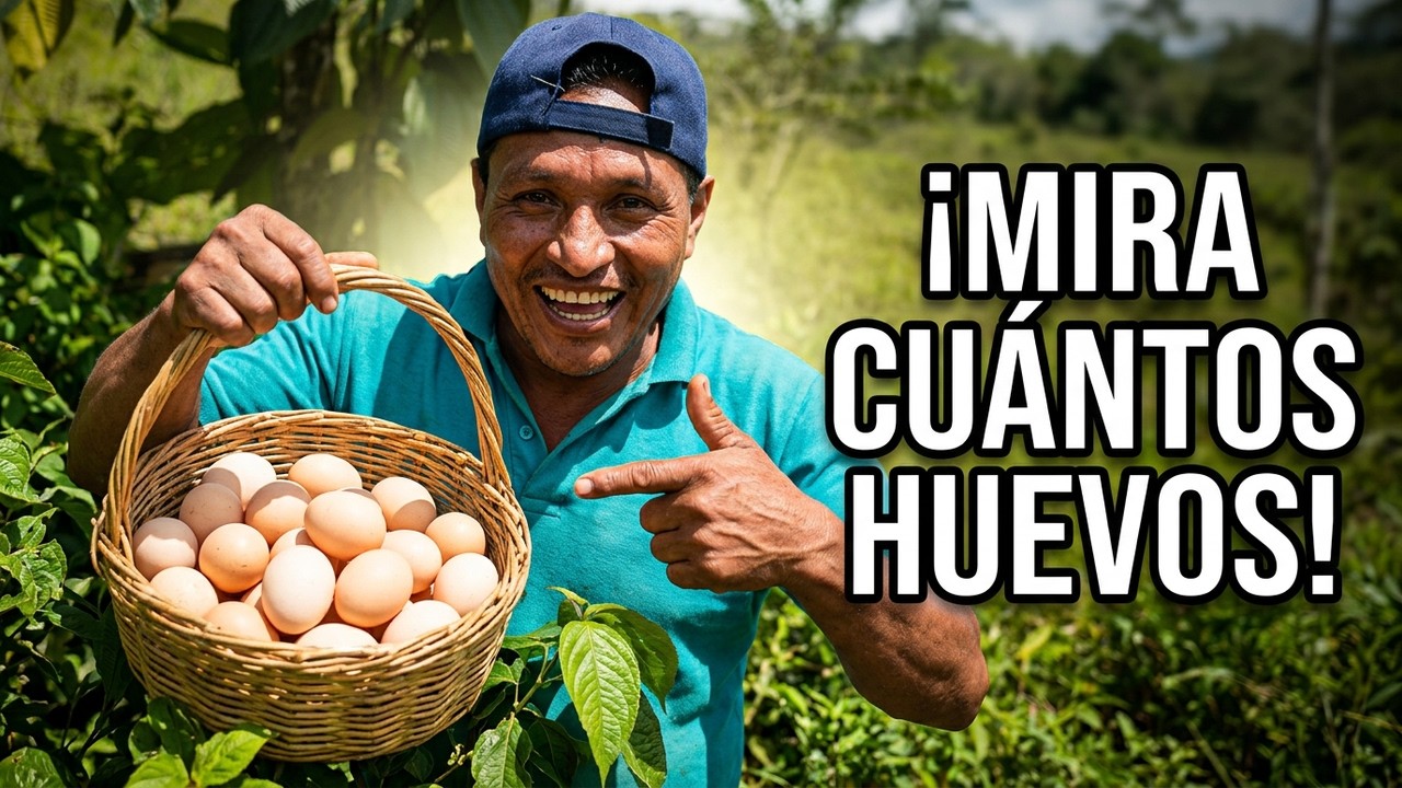 La gran cantidad de huevos que encontramos en el campo /Don Luchito