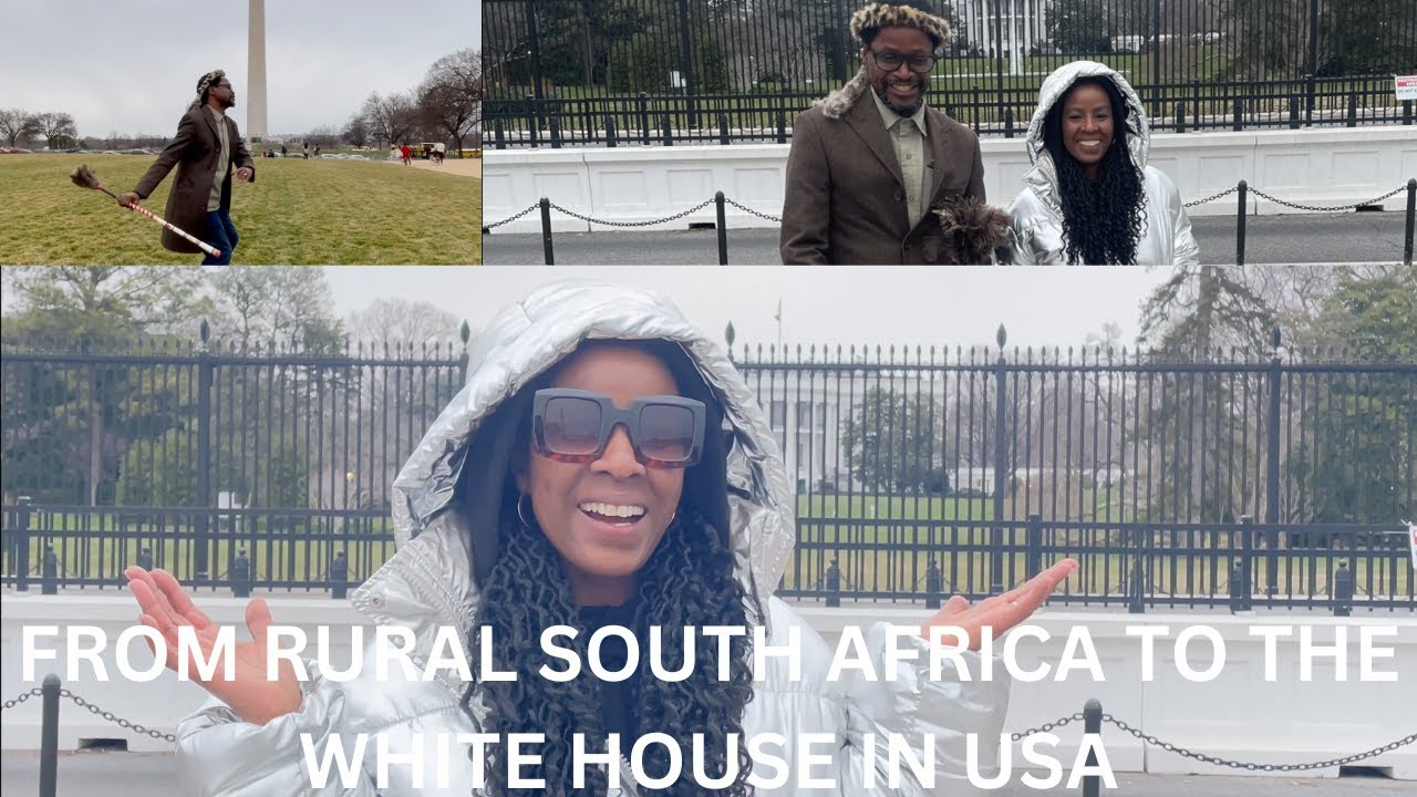 From rural South Africa to the White House in USA | HE TOOK HIS TRADITIONAL GEAR WITH HIM