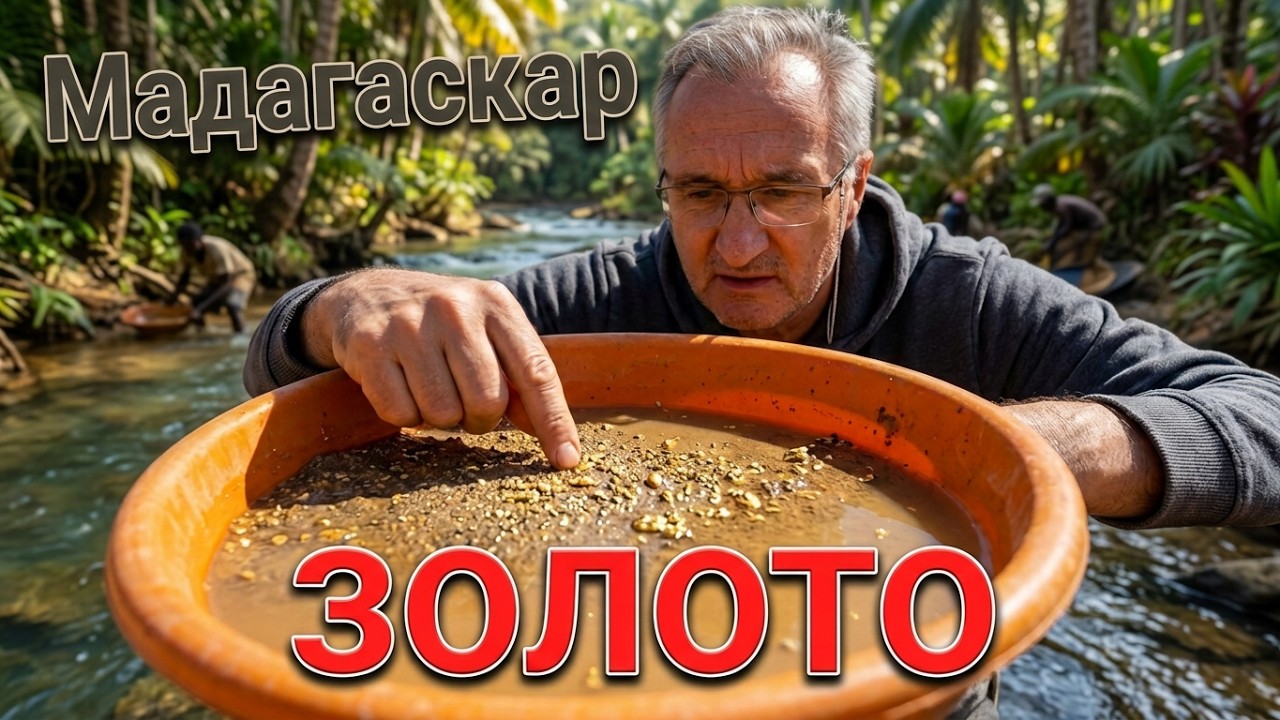 Добыча золота.  Мадагаскар.    #мадагаскар.  #madagascar  #золото 
