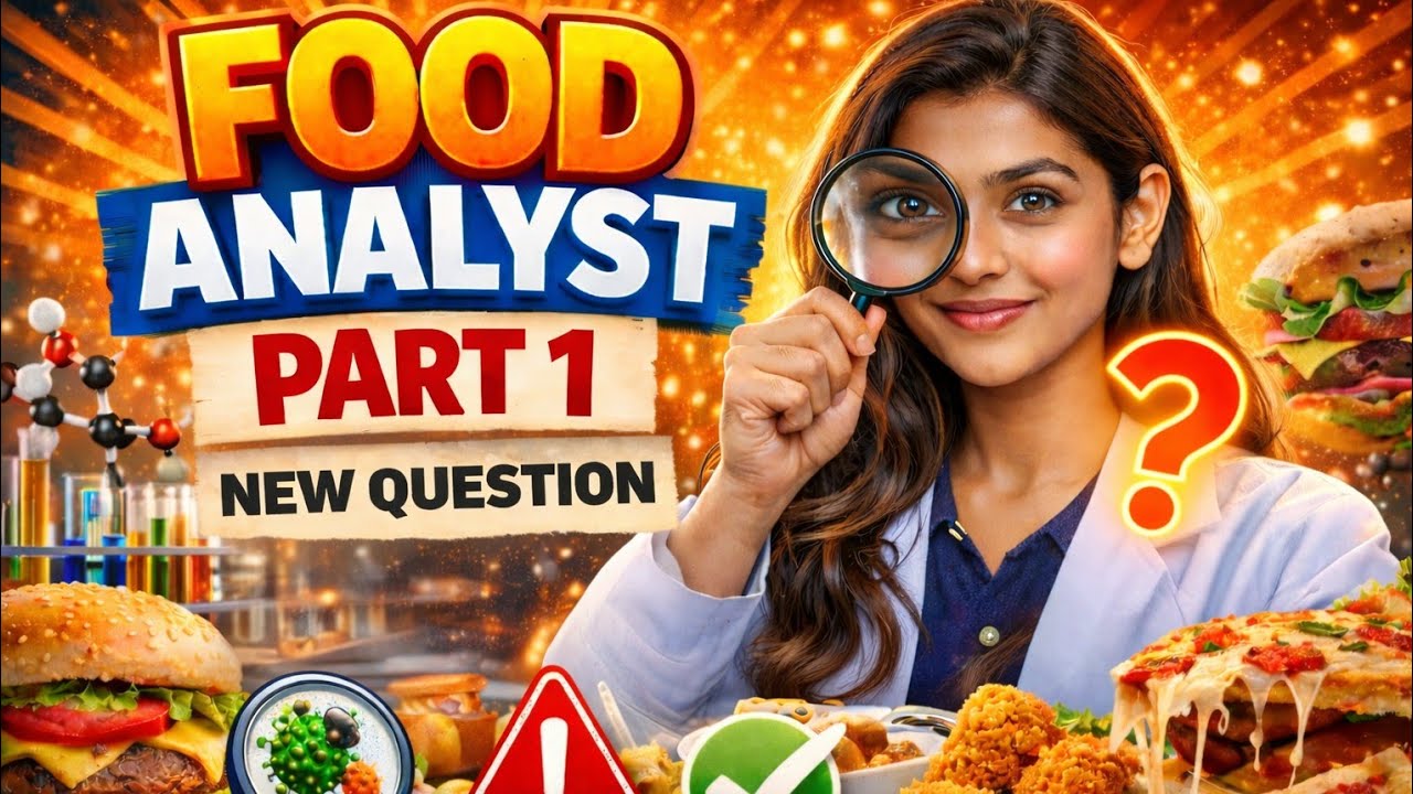 Food Analyst Previous EXAM Question/ Repeated Questions ⁉️