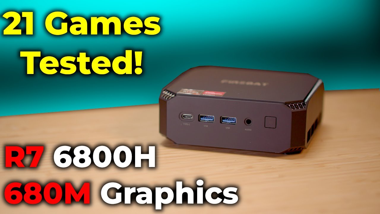 21 Games Tested! R7 6800H FIREBAT A6 Mini PC Tested | Gaming Performance
