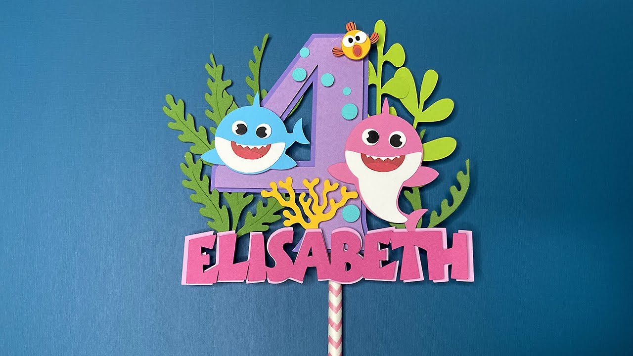 HOW TO: 3D Baby Shark Cake Topper