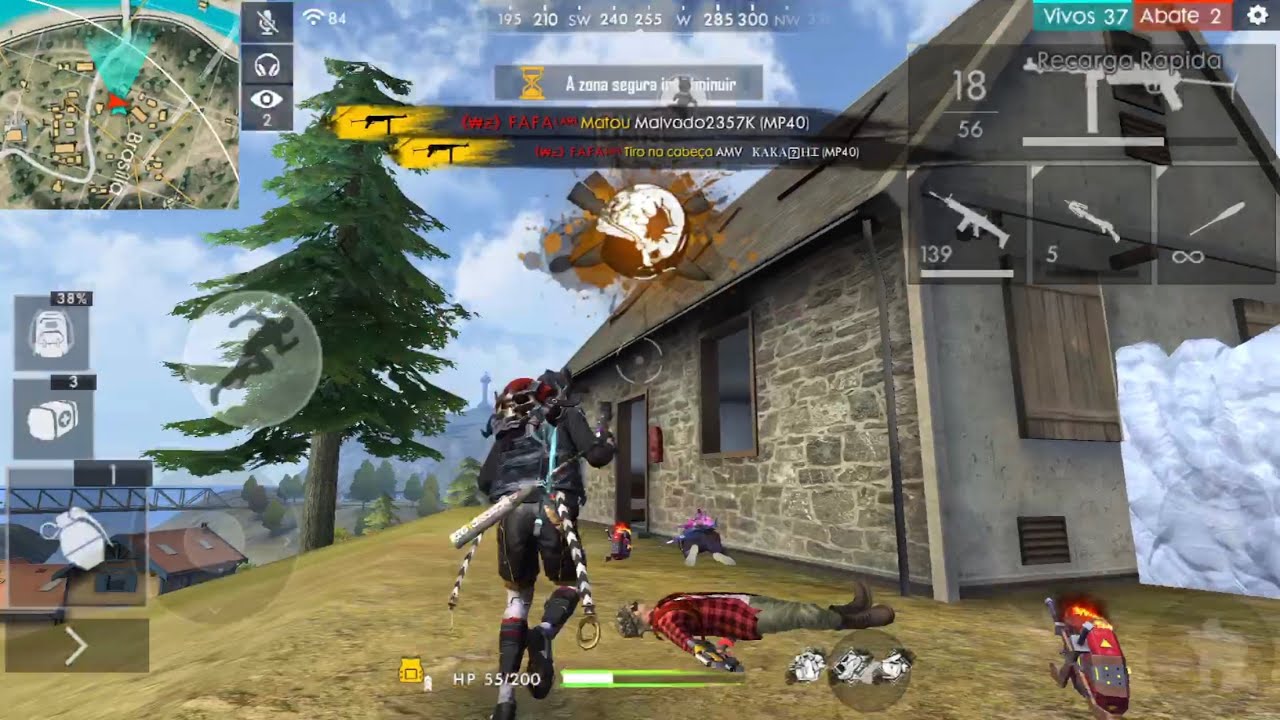 POR ESSE MOTIVO MINHA MOVIMENTAÇÃO TA FICANDO RAPIDA - FREE FIRE
