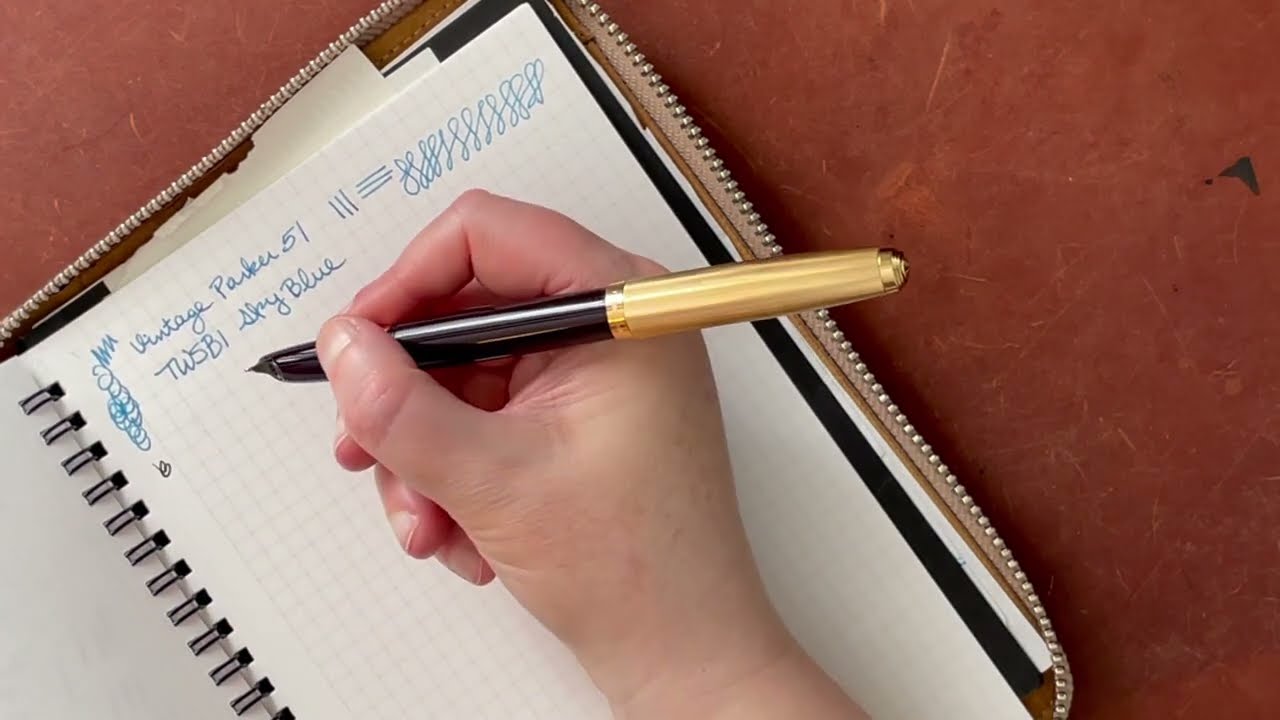 New Parker 51 Fountain Pen with Gold Nib--Compared to Vintage Parker 51