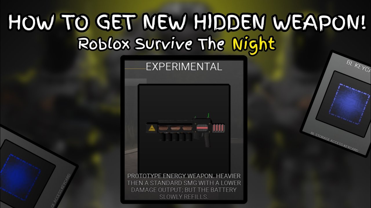 HOW TO GET NEW HIDDEN WEAPON! Roblox Survive The Night