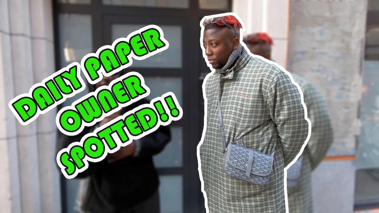 Daily Paper Owner Spotted in Antwerp!!