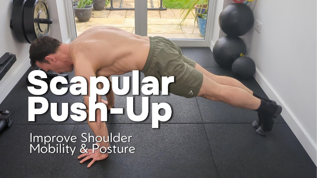 Fix Shoulder Impingement & Clicking: Scapula Push-Up Tutorial