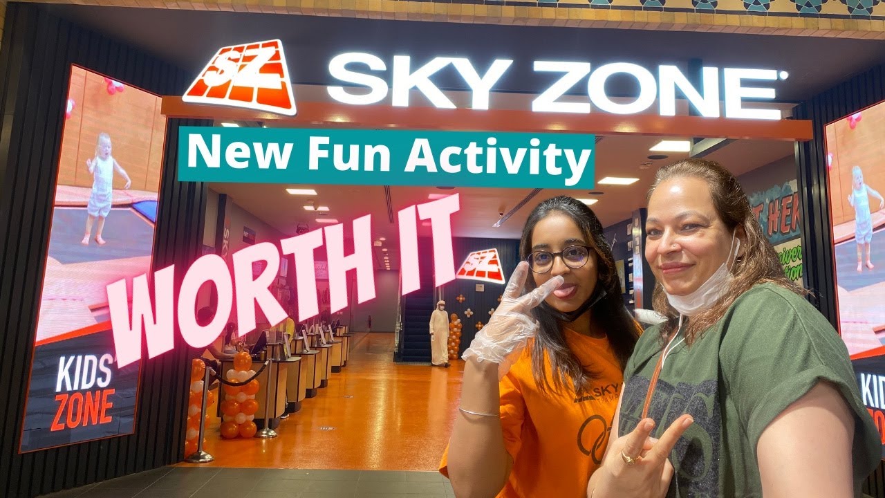 Sky Zone Dubai | Places To Visit In Dubai | Dubai Adventure Place | Trampoline Park In Dubai