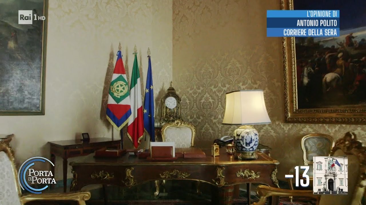 Elezioni Quirinale: continua il dibattito sui nomi - Porta a porta 11/01/2022