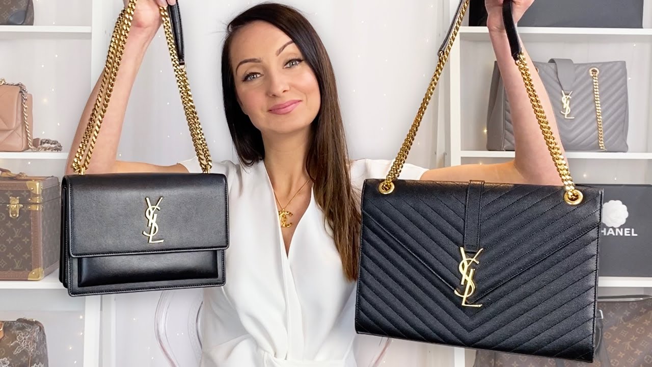 YSL Sunset VS Envelope Bag Comparison WHICH IS BEST? 🤔