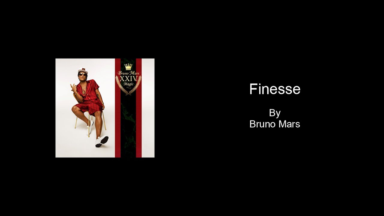 Finesse by Bruno Mars - Karaoke with BACKING VOCALS