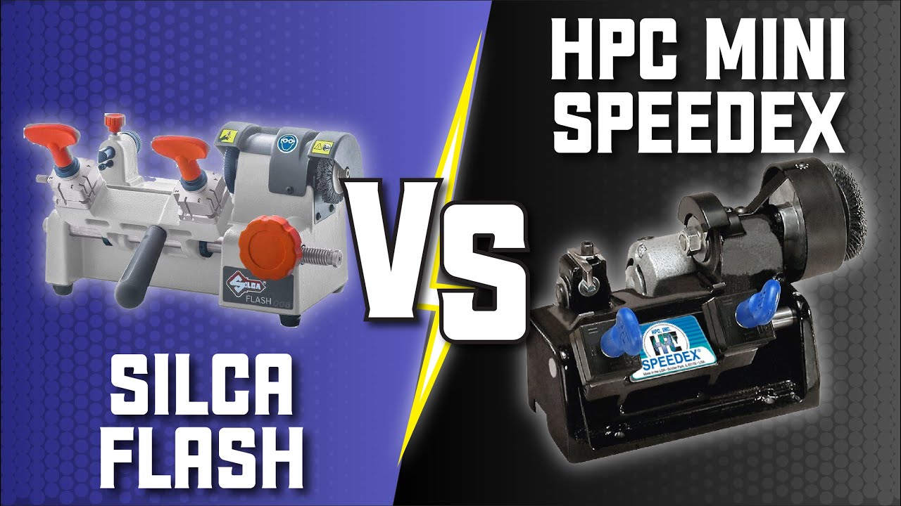 Silca Flash 008 vs. HPC Mini Speedex  | Key Cutting Machine Battle SMACKDOWN