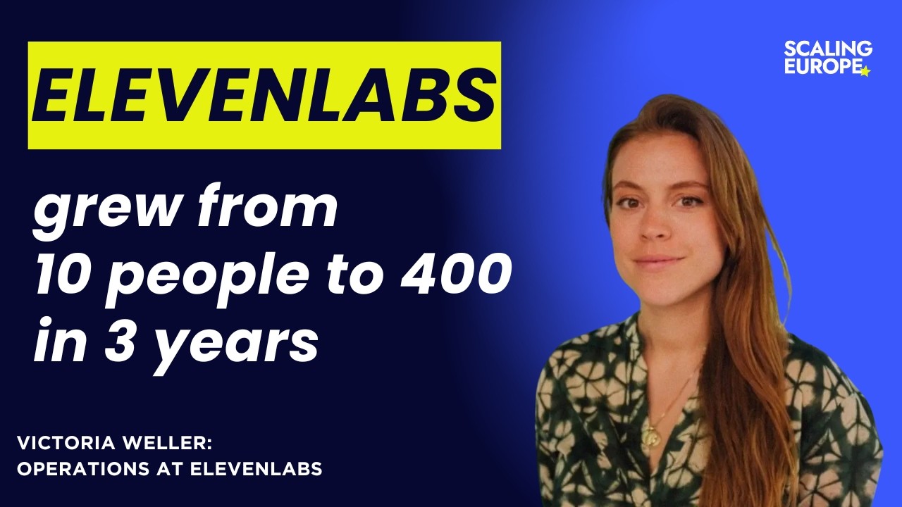 За 3 года компания ElevenLabs выросла с 10 до 400 сотрудников: Виктория Веллер, руководитель опер...