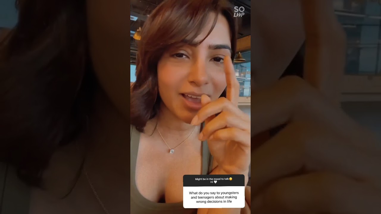 Samantha Answering Insta Fans Questions 
