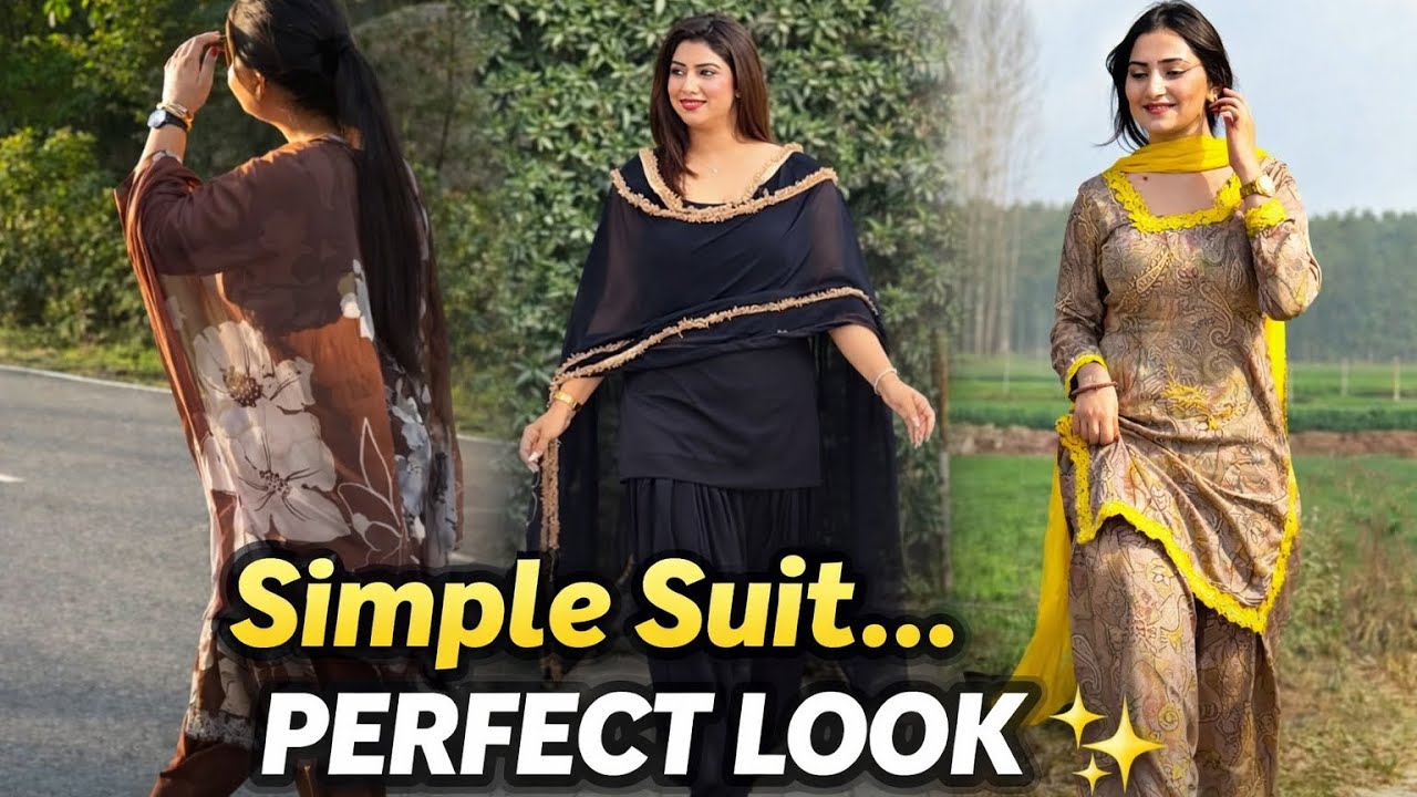 Simple Suit… Perfect Look ✨ | Desi Style Walk 😍