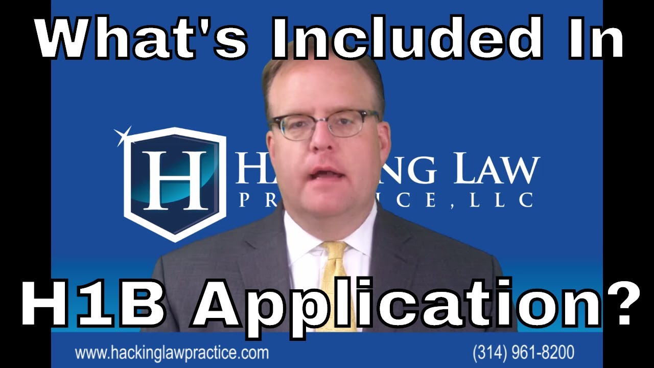 What documents are included in an H1B employment visa application?