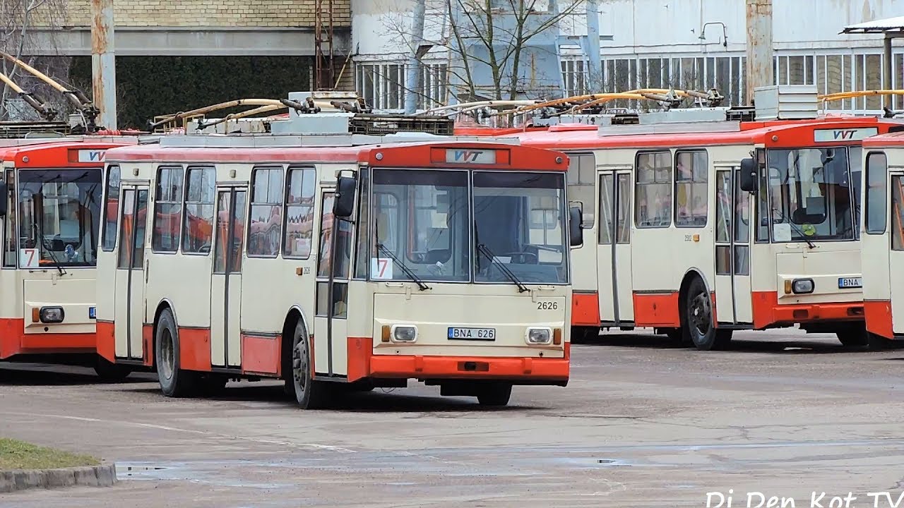Vilnius old trolleybuses 2020 ( Lithuania )