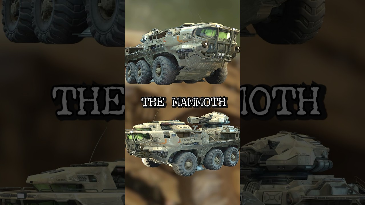 Охотник на военные корабли: Обзор Mammoth из UNSC #halo #гейминг #лор #halo4 #scifi