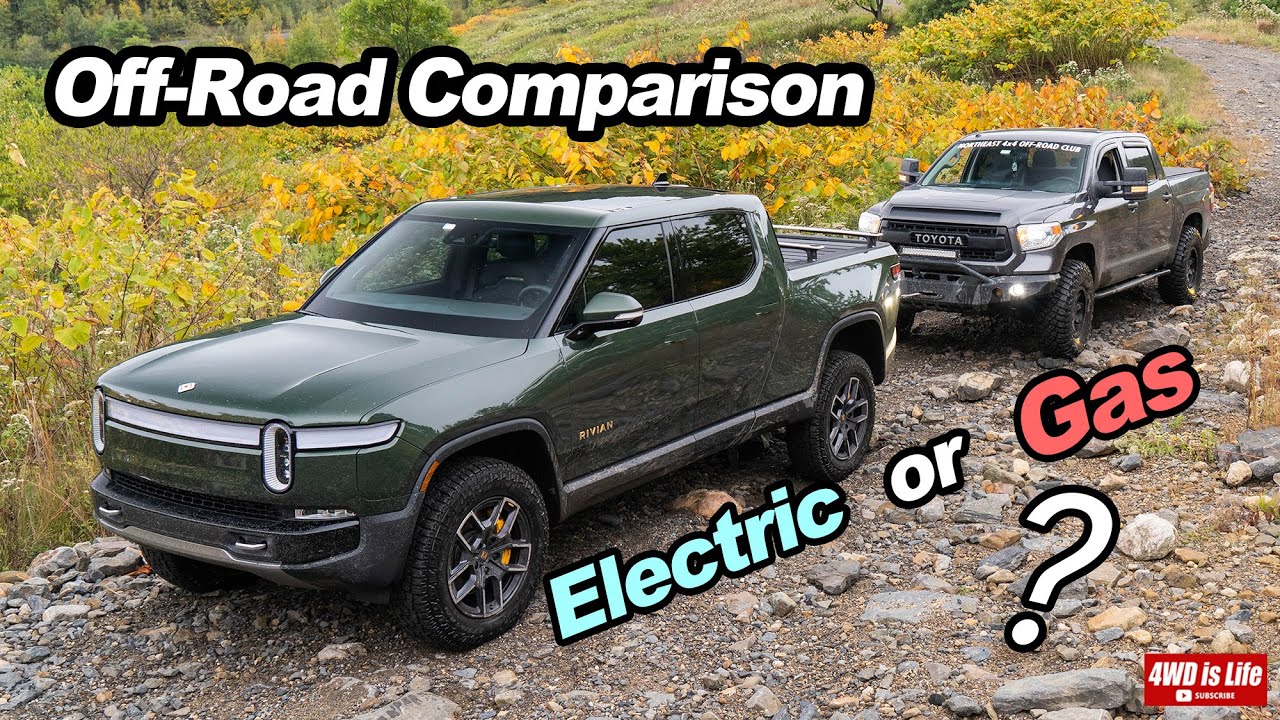 RIVIAN R1T vs TOYOTA Tundra - Off-Road Comparison