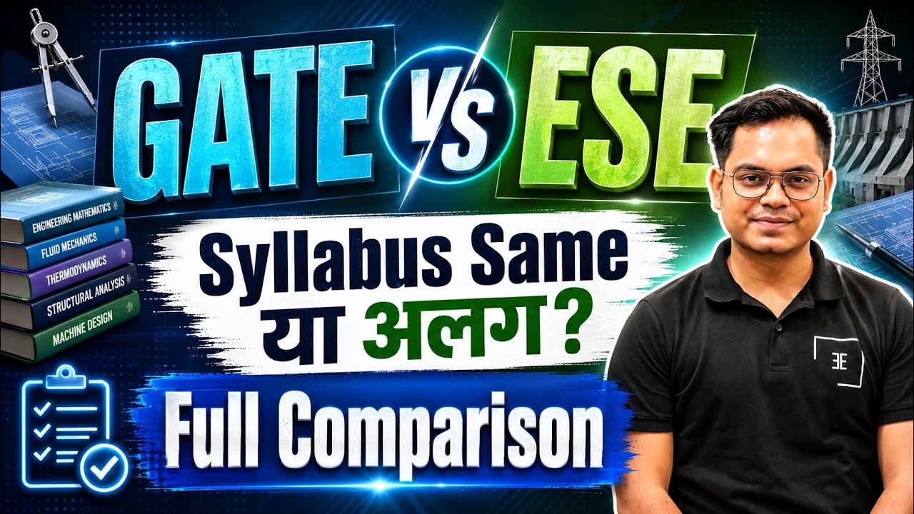 GATE vs ESE Syllabus for Civil Engineering: Which Exam is Actually Tougher?