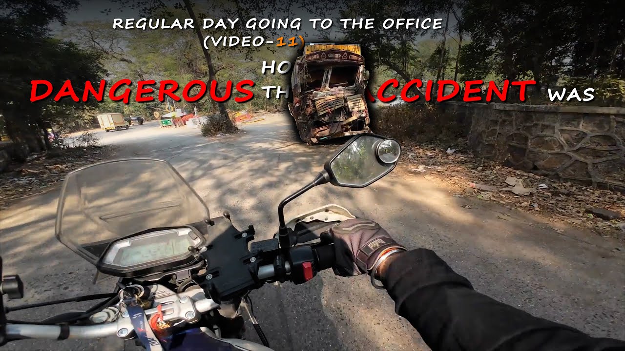 Regular day ! going  to the office ,On my xpulse 2004v#ridersafety