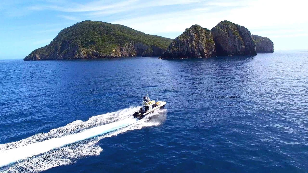 The Poor Knights Islands: New Zealand. A Drone video