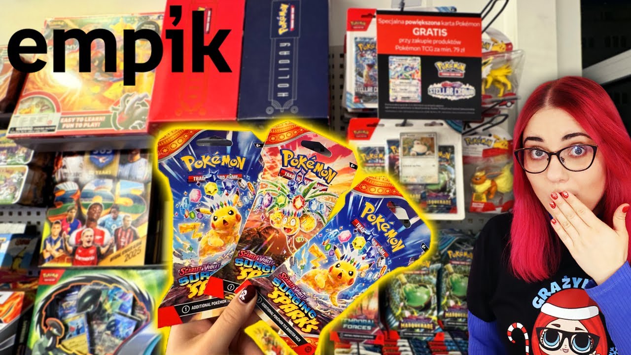 Kupiłam SURGING SPARKS w Empiku ⚡ Opening KART POKEMON