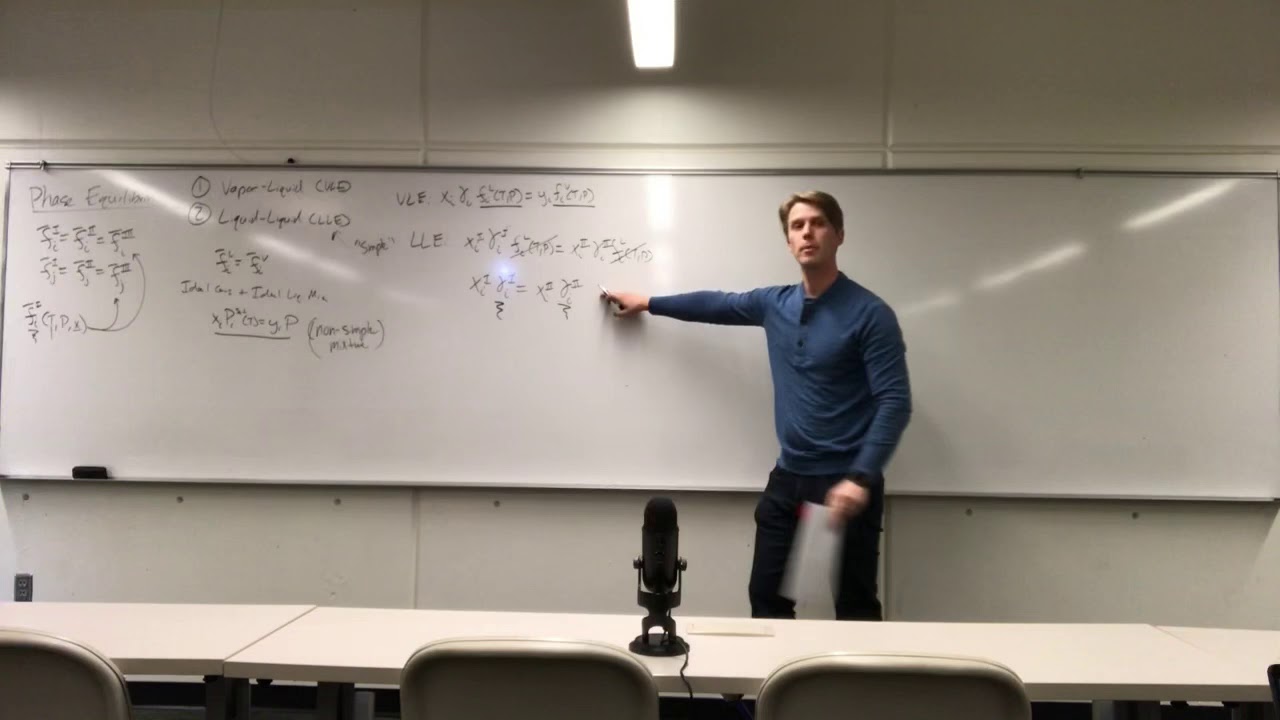 (Sept. 30, 2019) Activity coefficients and vapor liquid equilibrium introduction