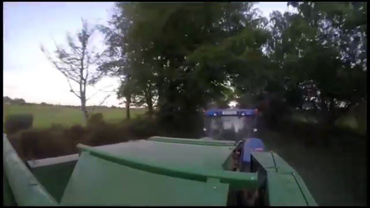D Collins Contracting 2015 baling silage in North Cork (GoPro 1080 HD)