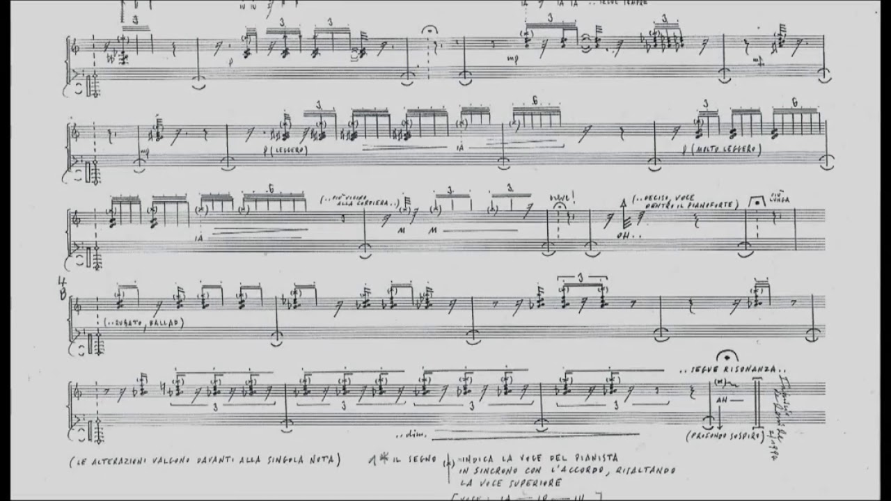 Fabrizio de Rossi Re - La casa dei Profumi (score-video)