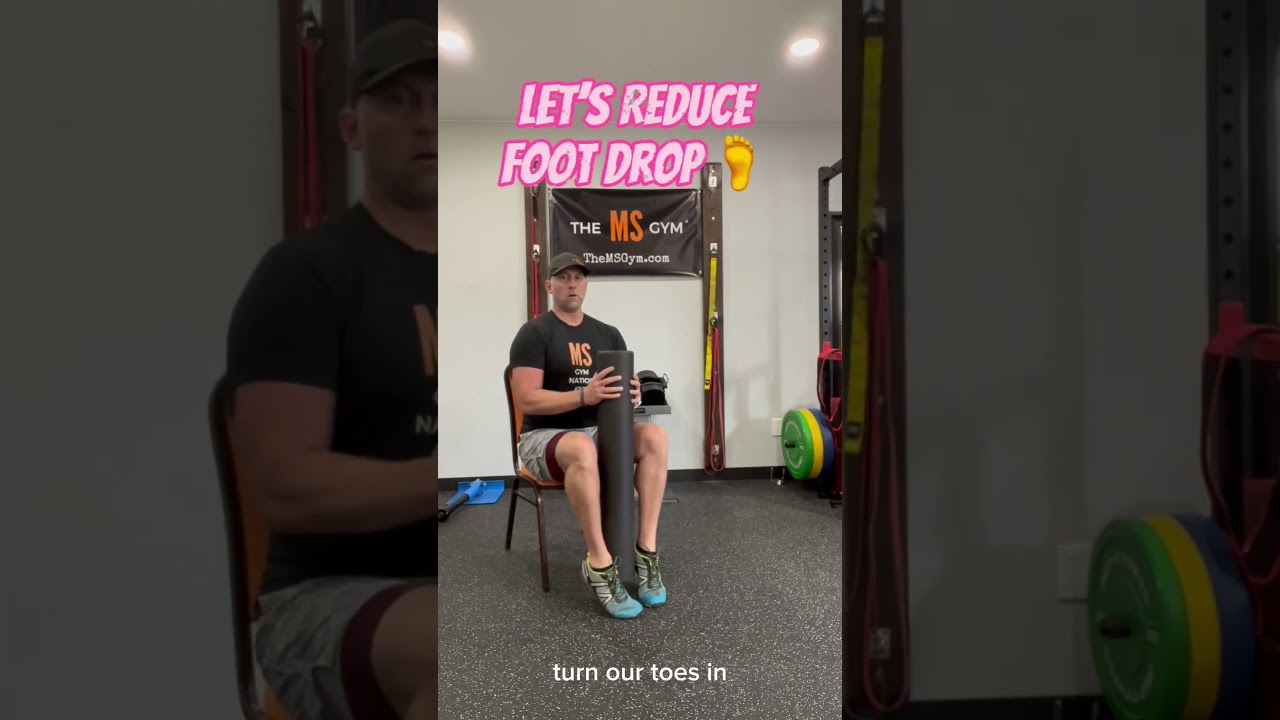 🦶Reduce FOOT DROP 🦶 #multiplesclerosis #footdrop #exercise