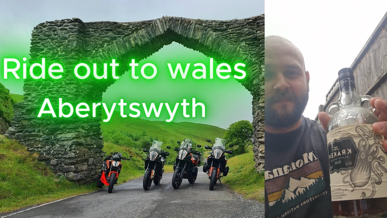 Group ride to Aberystwyth, devils bridge. KTM 1290 super adventure