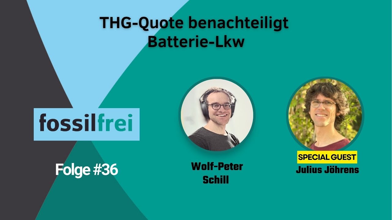 #36 Die THG-Quote benachteiligt Batterie-Lkw