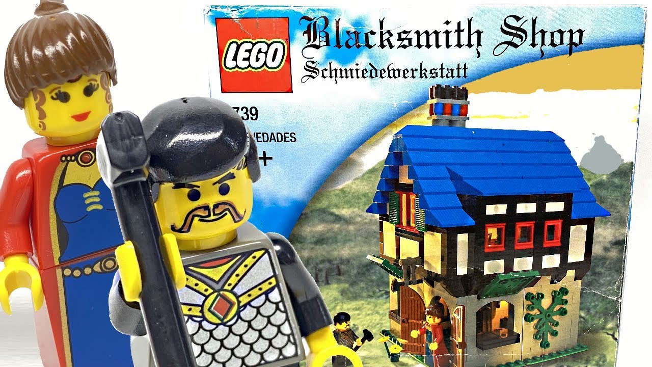 Rare LEGO Castle Blacksmith Shop review! 2002 set 3739!