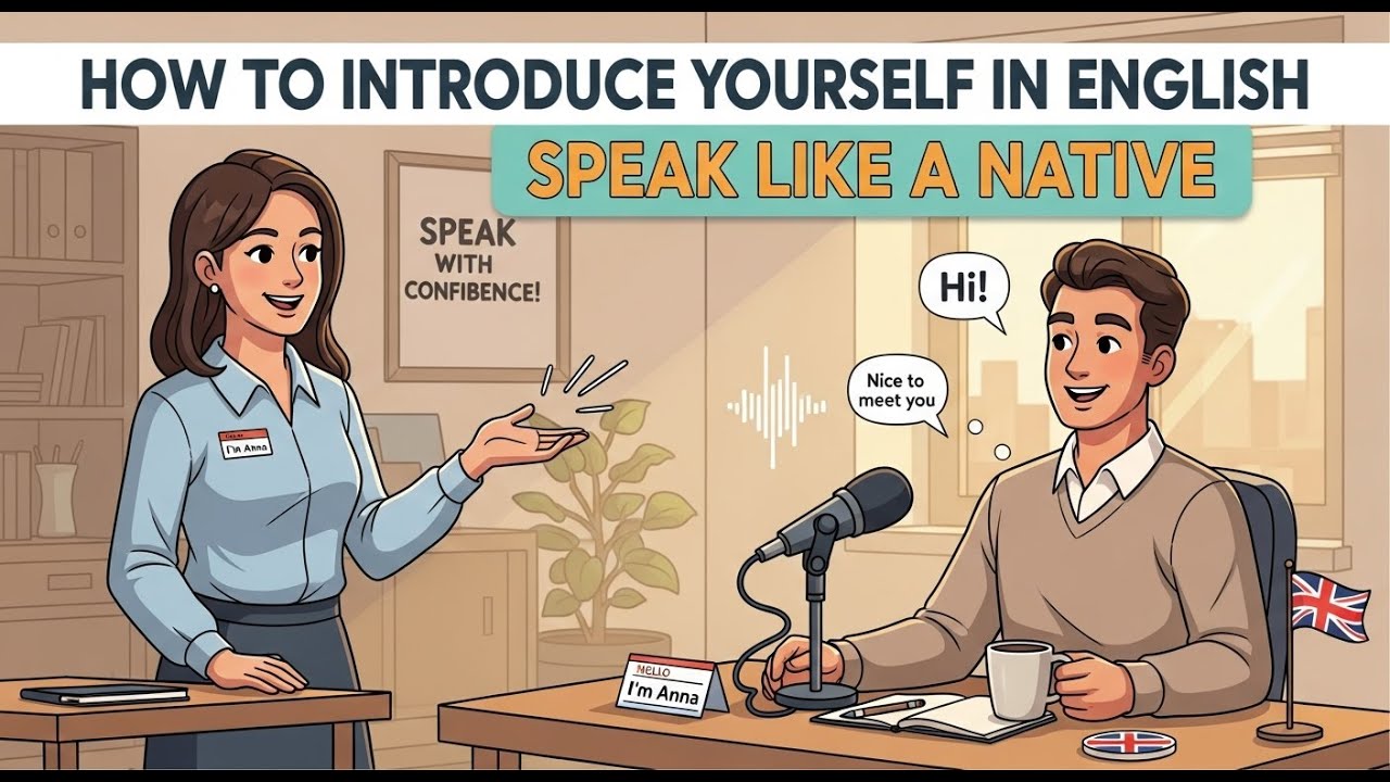 How to Introduce Yourself in English | Speak Like a Native | Daily English Conversation Practice