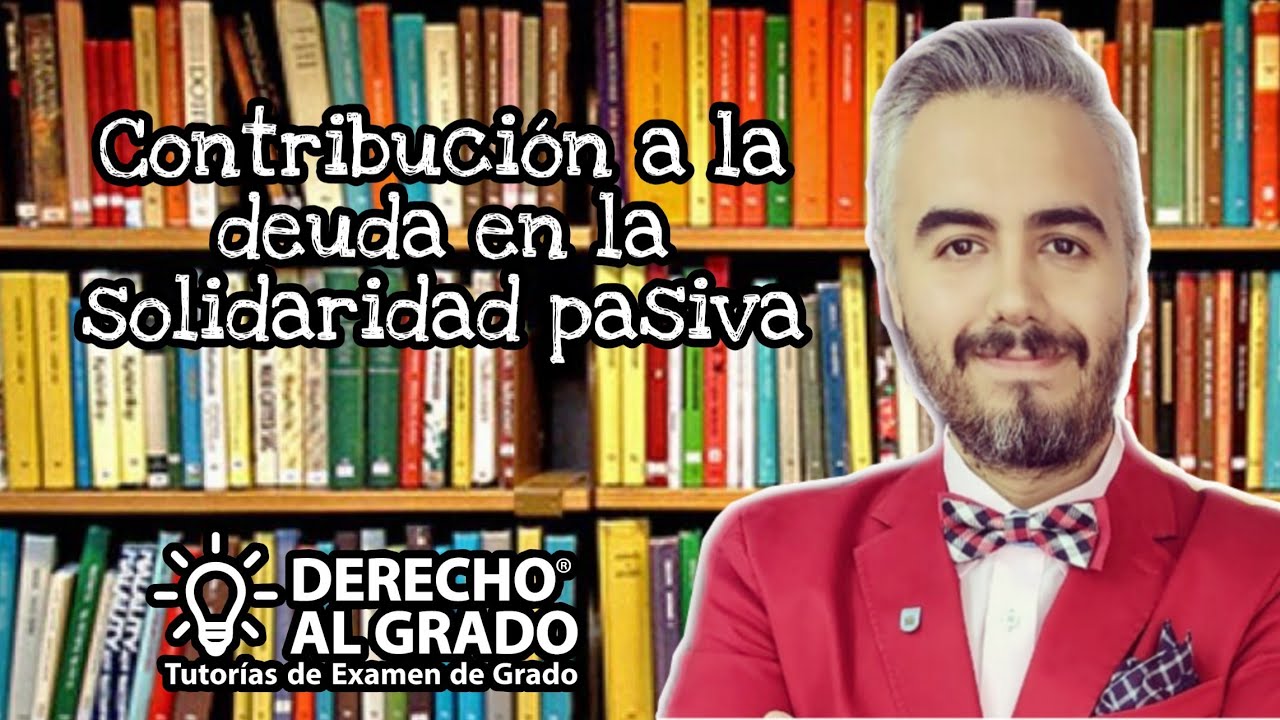 🔴𝗦𝗢𝗟𝗜𝗗𝗔𝗥𝗜𝗗𝗔𝗗 𝗣𝗔𝗦𝗜𝗩𝗔 - 𝗖𝗢𝗡𝗧𝗥𝗜𝗕𝗨𝗖𝗜𝗢́𝗡 𝗔 𝗟𝗔 𝗗𝗘𝗨𝗗𝗔🤓🤯