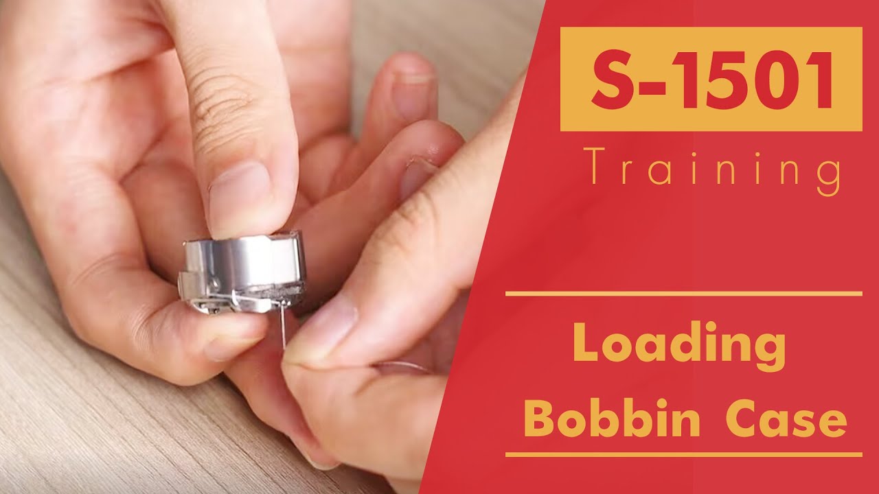 Smartstitch Embroidery Machine S1501 Get Started   Loading a Bobbin Into Case